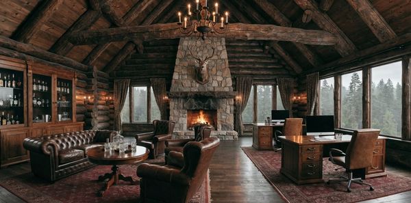 Texas Trefelling kontoret innvendig